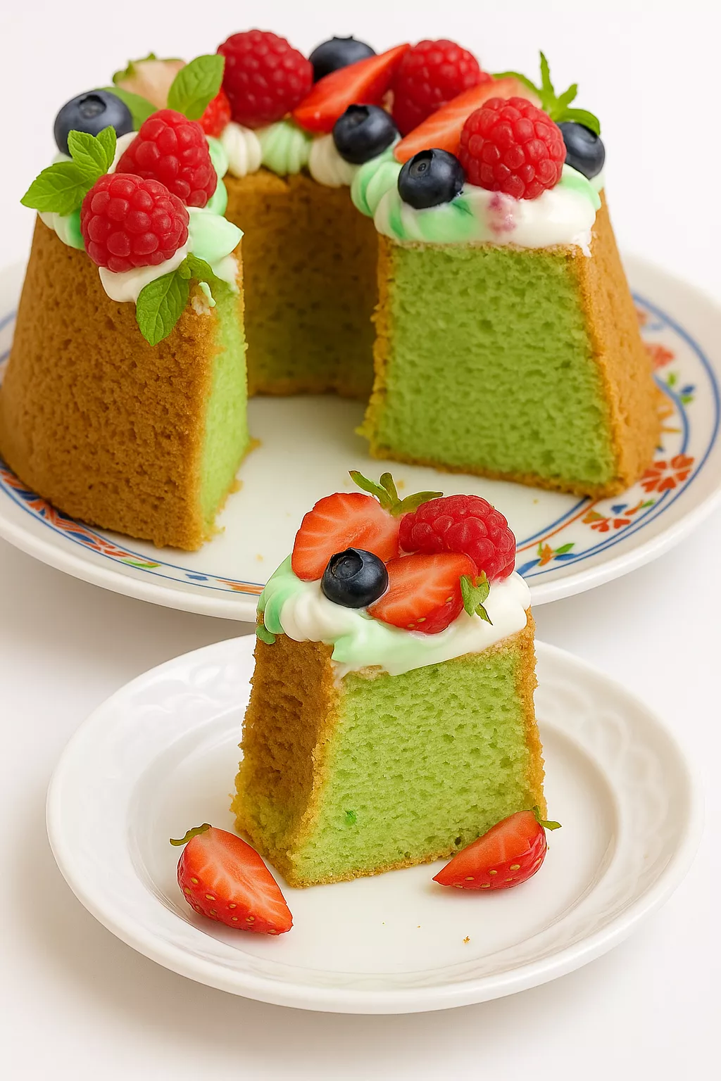 Pandan Chiffon Cake
