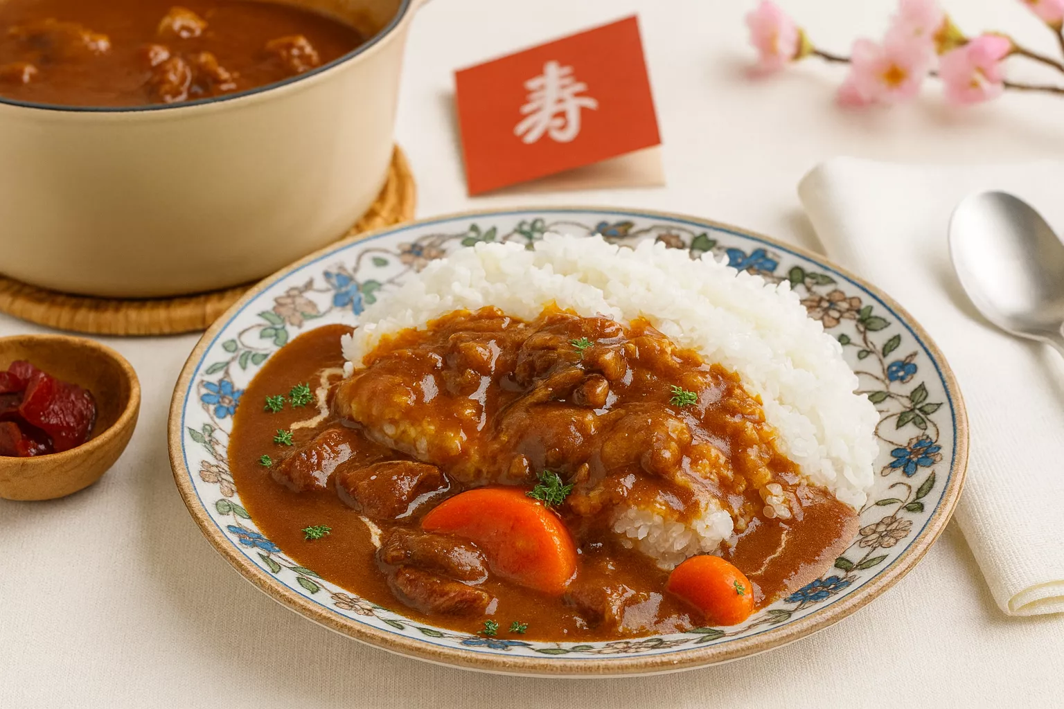 Beef Tendon Curry 牛すじカレー
