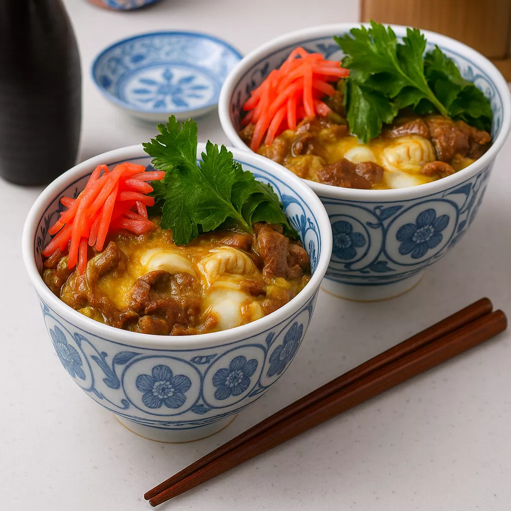 Beef and Egg Rice Bowl Beef and Egg Rice Bowl