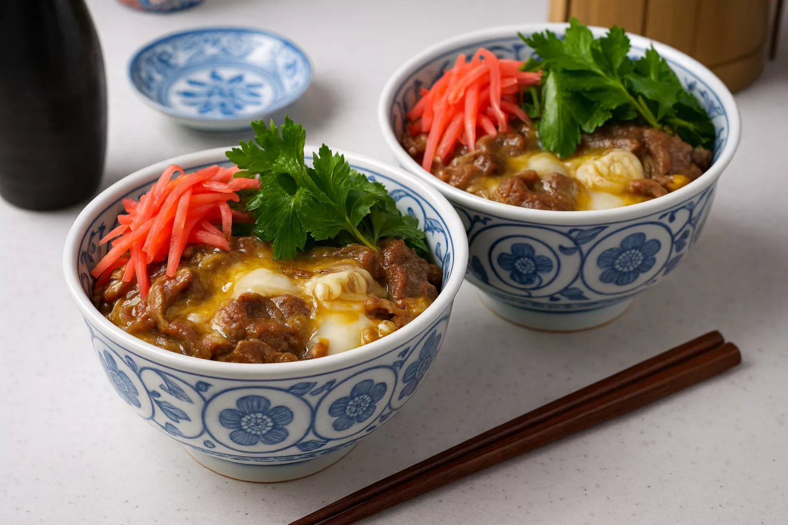 Beef and Egg Rice Bowl Beef and Egg Rice Bowl