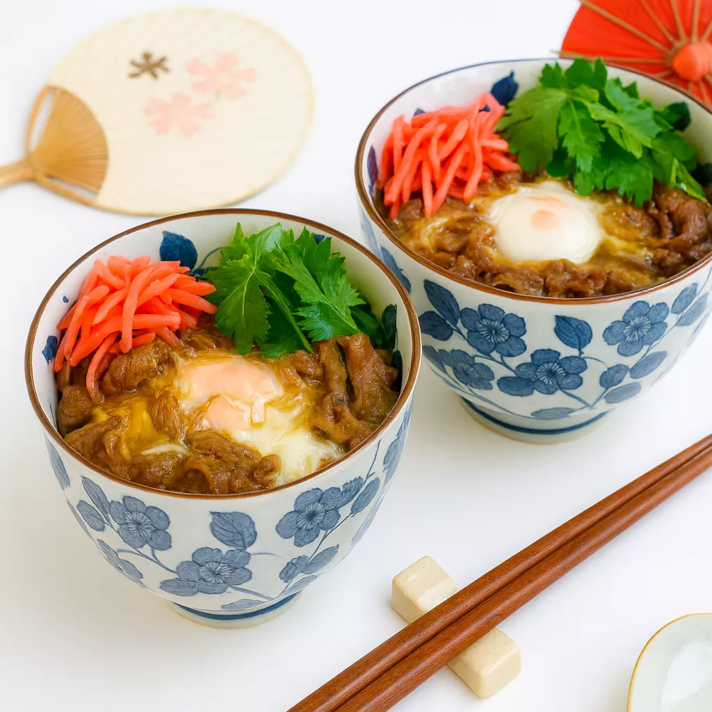 Beef and Egg Rice Bowl Beef and Egg Rice Bowl