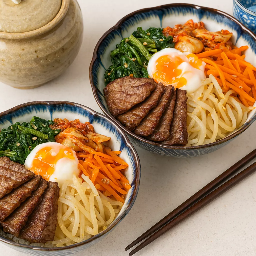 Bibimbap-style Bowl Bibimbap-style bowl ビビンバ風ボウル