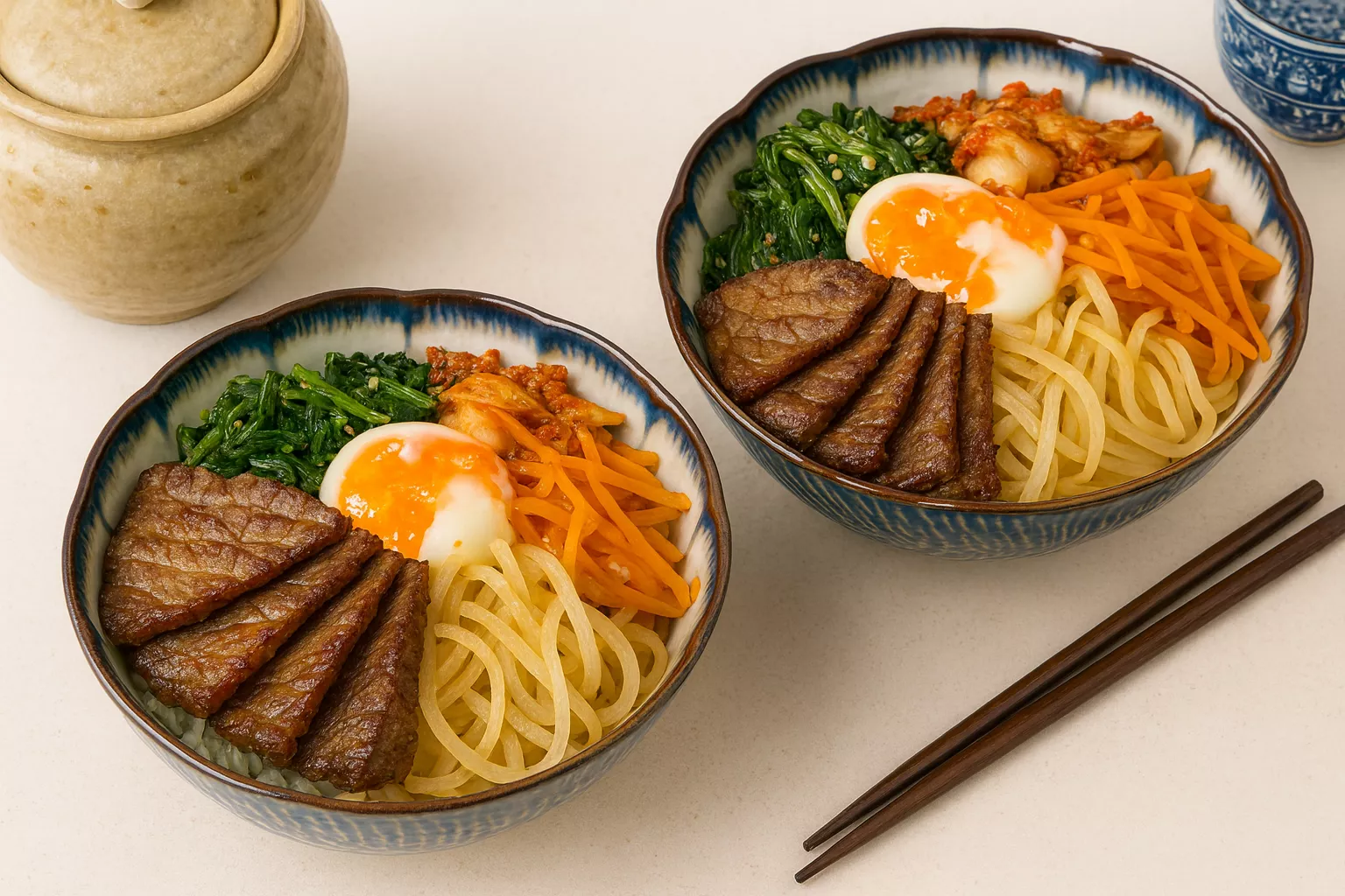 Bibimbap-style bowl ビビンバ風ボウル