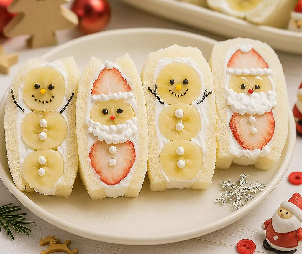 Christmas Fruit Sandwich 