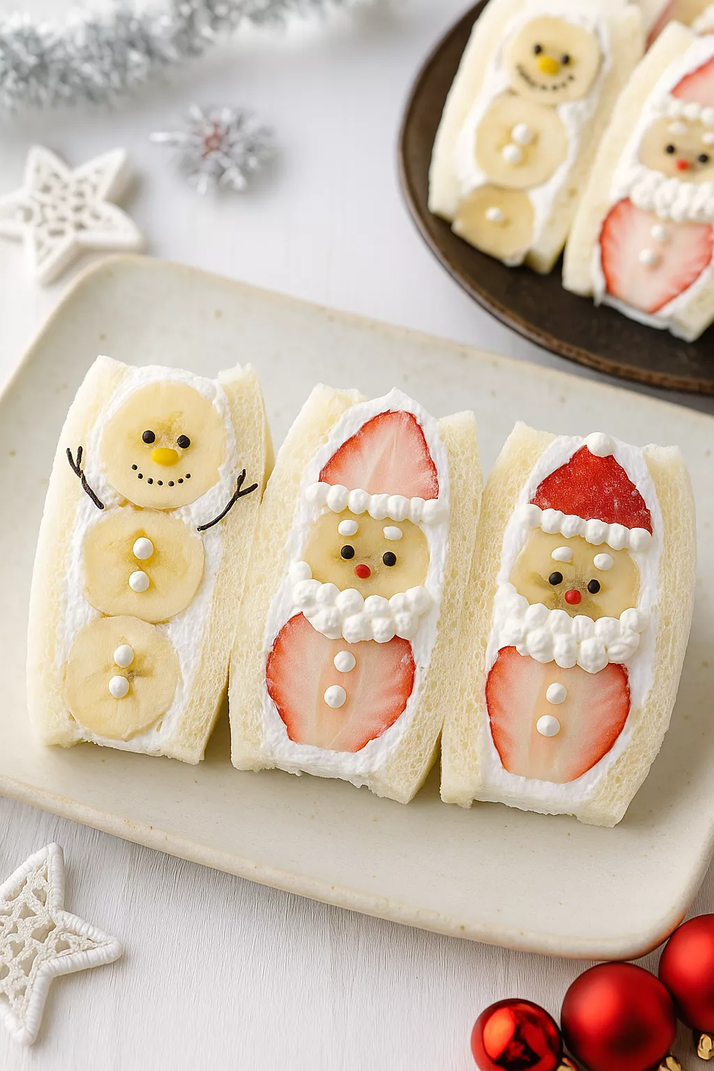 Christmas Fruit Sandwich 