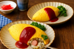 (Japanese Omelette Rice) オムライス