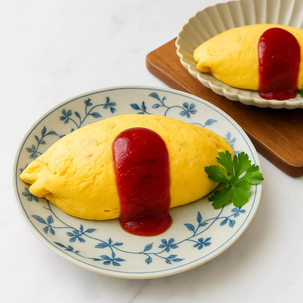 (Japanese Omelette Rice) オムライス
