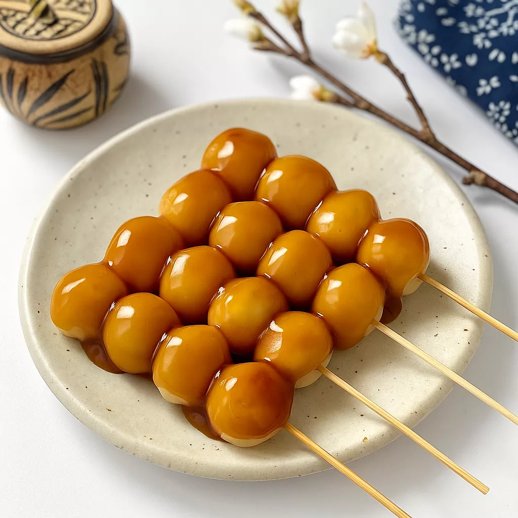 Mitarashi Dango みたらし団子 Mitarashi-Dango-みたらし団子
