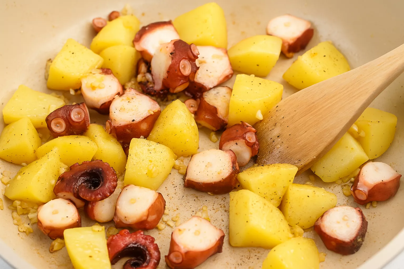 Stir-fried Octopus and Potatoes