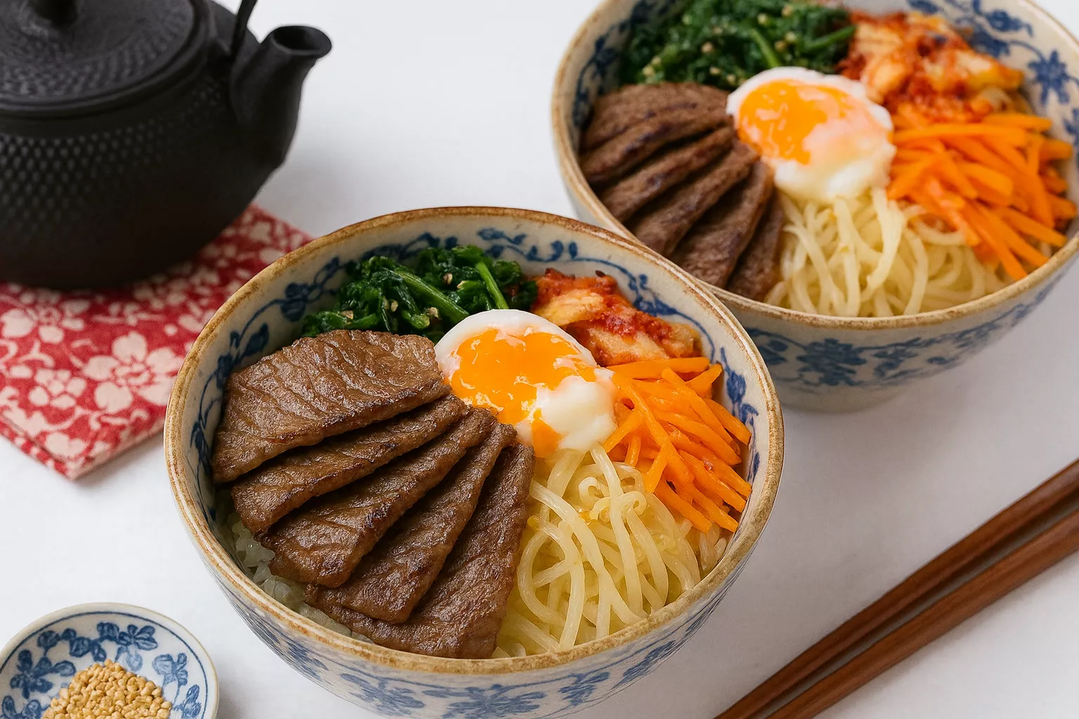 Bibimbap-style bowl ビビンバ風ボウル