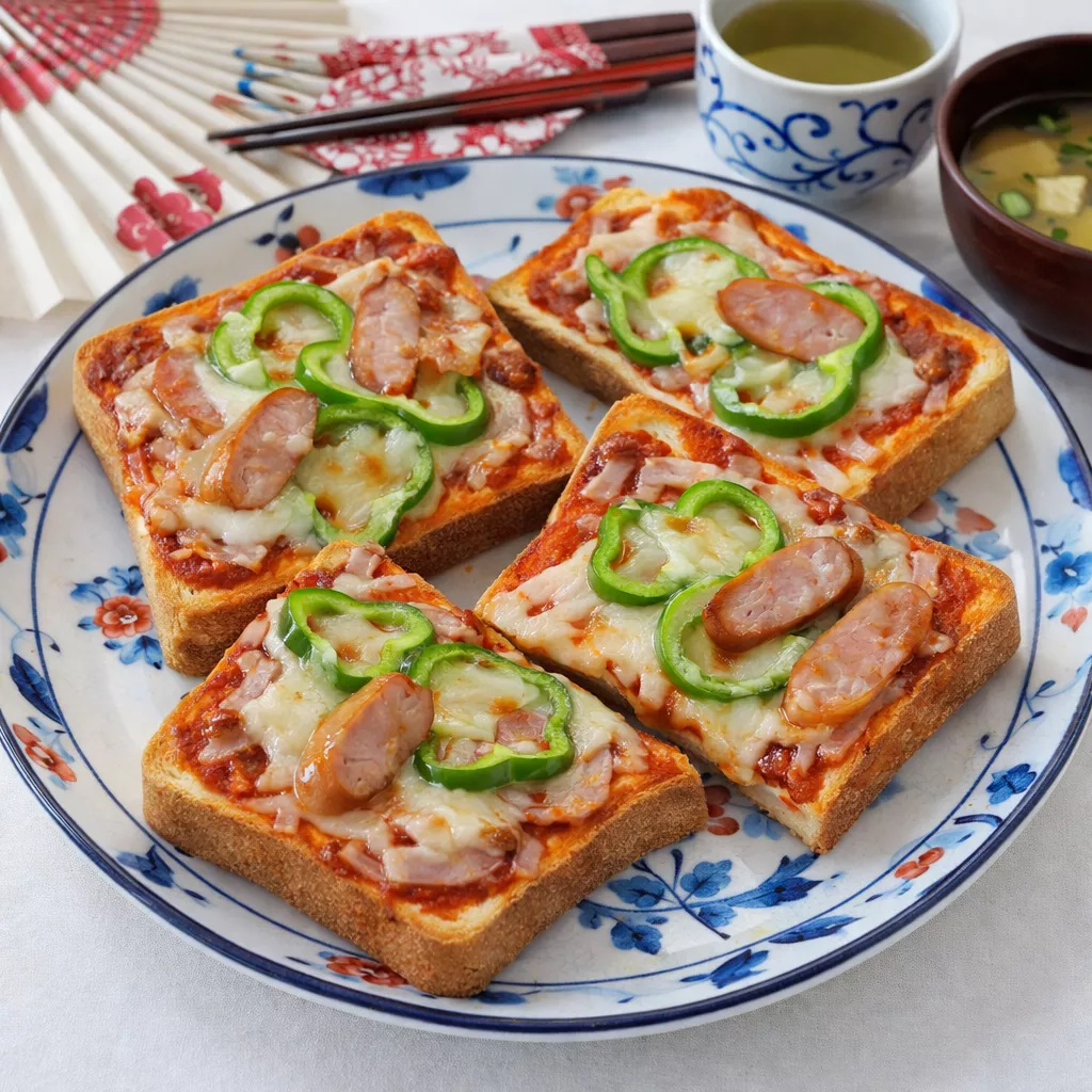 Japanese Pizza Toast ピザトースト Japanese Pizza Toast ピザトースト