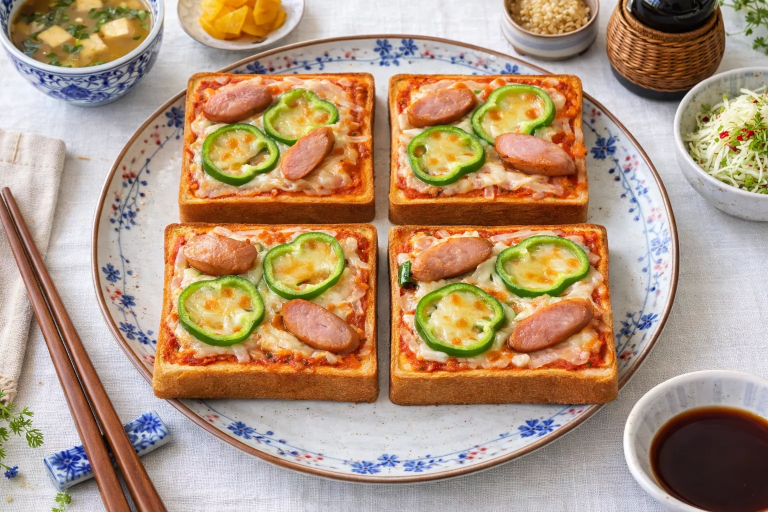 Japanese Pizza Toast ピザトースト Japanese Pizza Toast ピザトースト