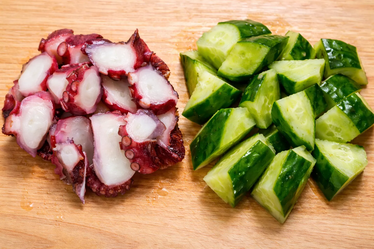 Octopus and Cucumber Salad Octopus and Cucumber Salad