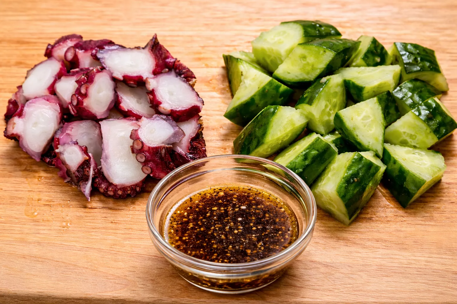 Octopus and Cucumber Salad Octopus and Cucumber Salad