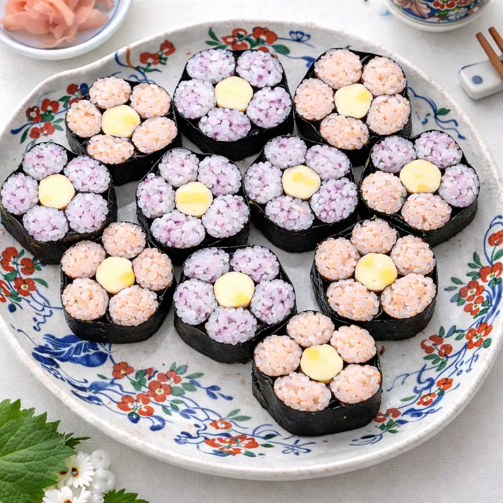 Peach Blossom Sushi Roll Peach Blossom Sushi Roll