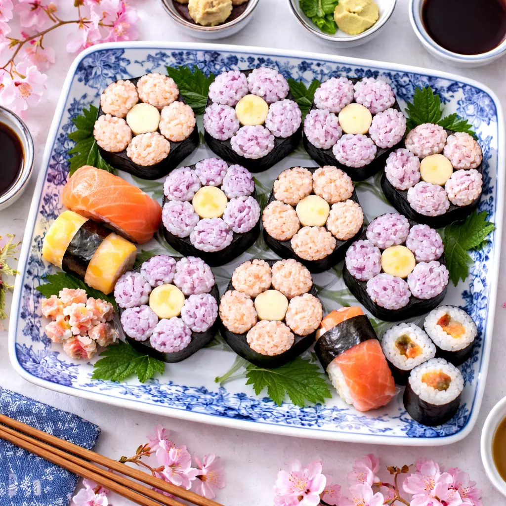 Peach Blossom Sushi Roll Peach Blossom Sushi Roll