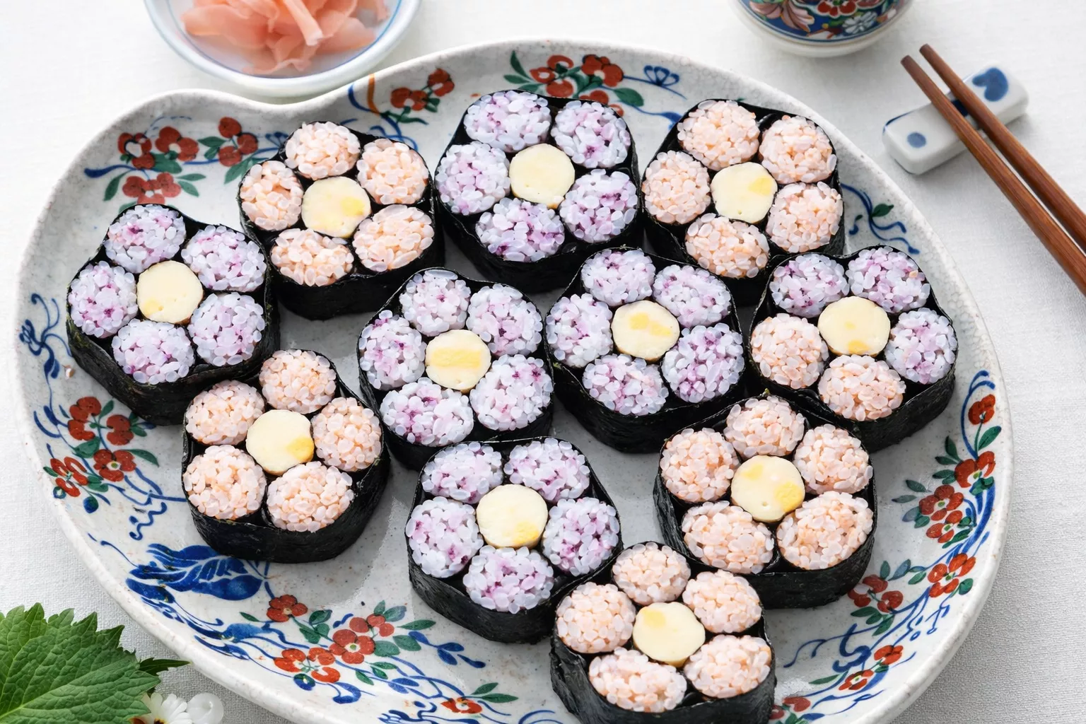 Peach Blossom Sushi Roll Peach Blossom Sushi Roll