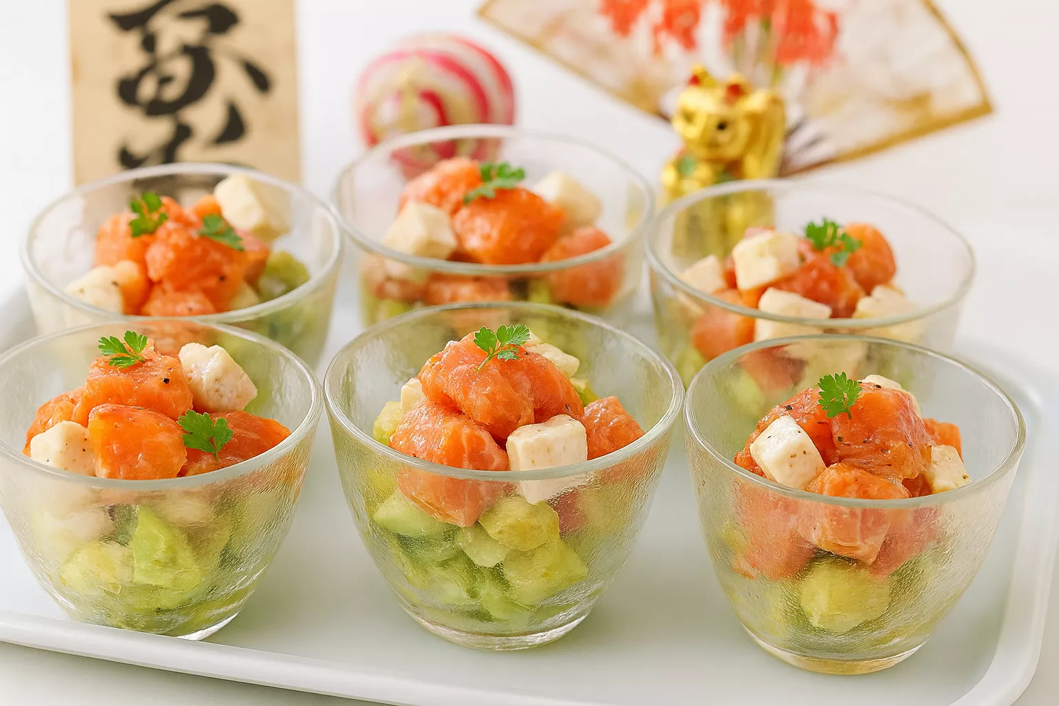 Salmon and Avocado Salad サーモンとアボカドのサラダ (6)