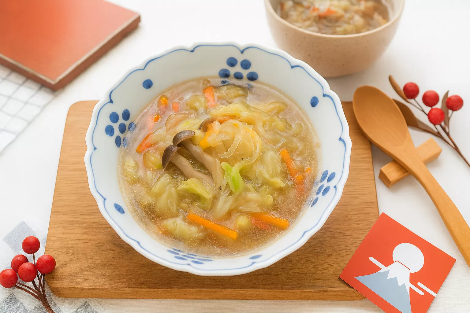 Salt-koji soup umami 塩麹スープのうま味