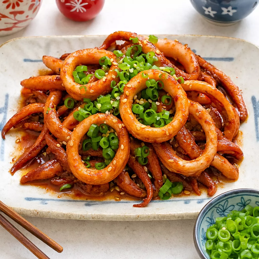 Spicy Grilled Squid スパイシーなイカ焼き Spicy Grilled Squid スパイシーなイカ焼き