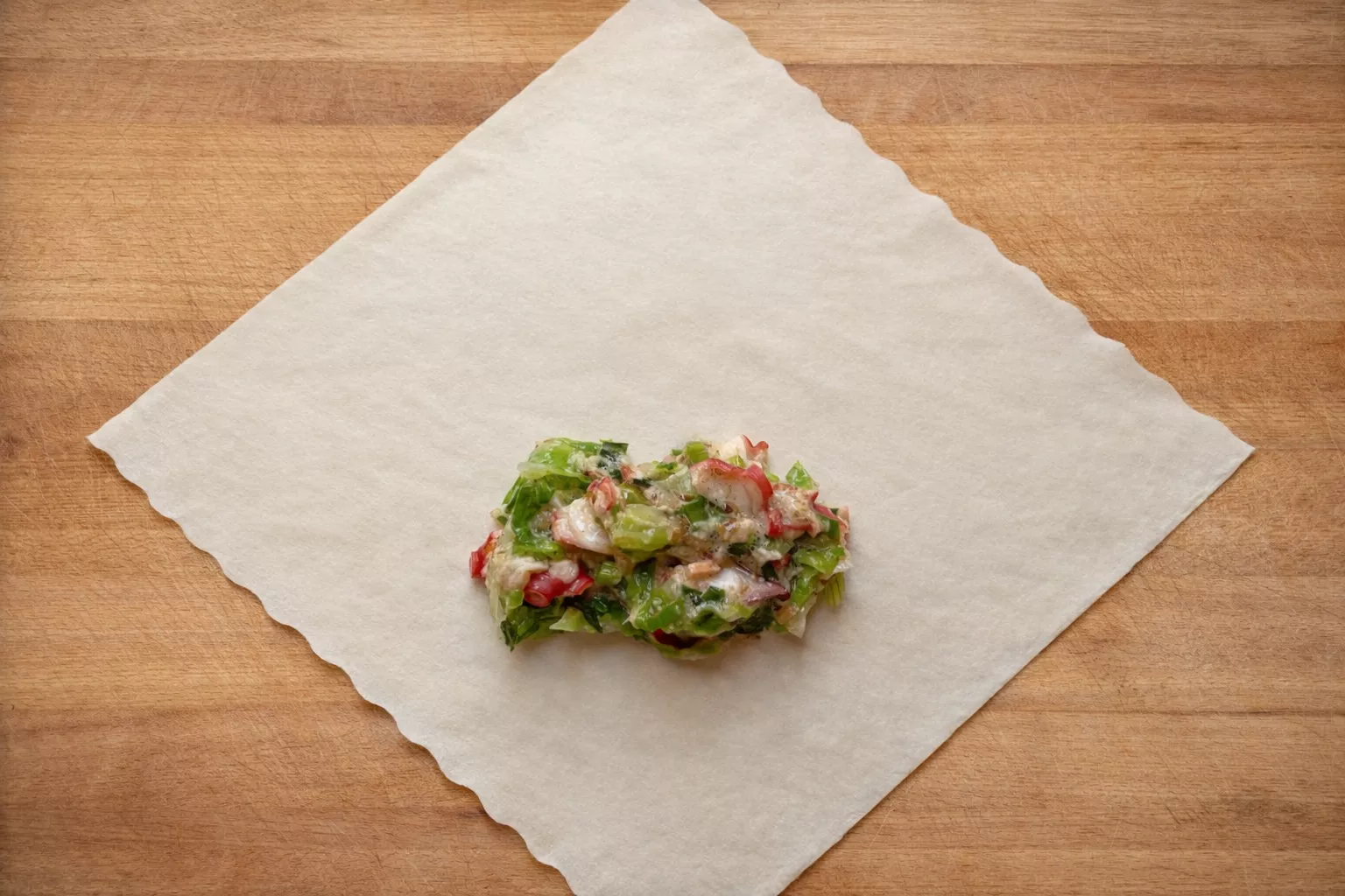 Takoyaki-style spring rolls Takoyaki-style spring rolls