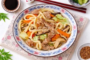 Garlic Pepper Yaki Udon ガーリックペッパー焼きうどん