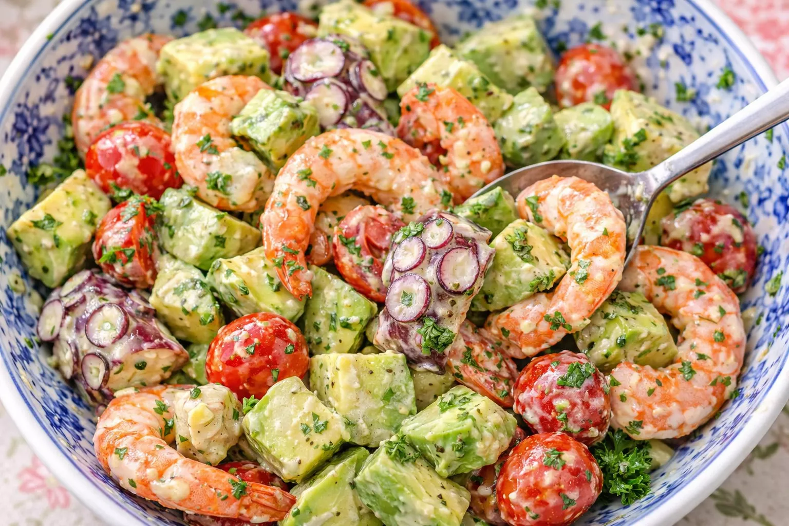 Marinated Octopus and Shrimp (タコとエビのマリネ) Marinated Octopus and Shrimp (タコとエビのマリネ)