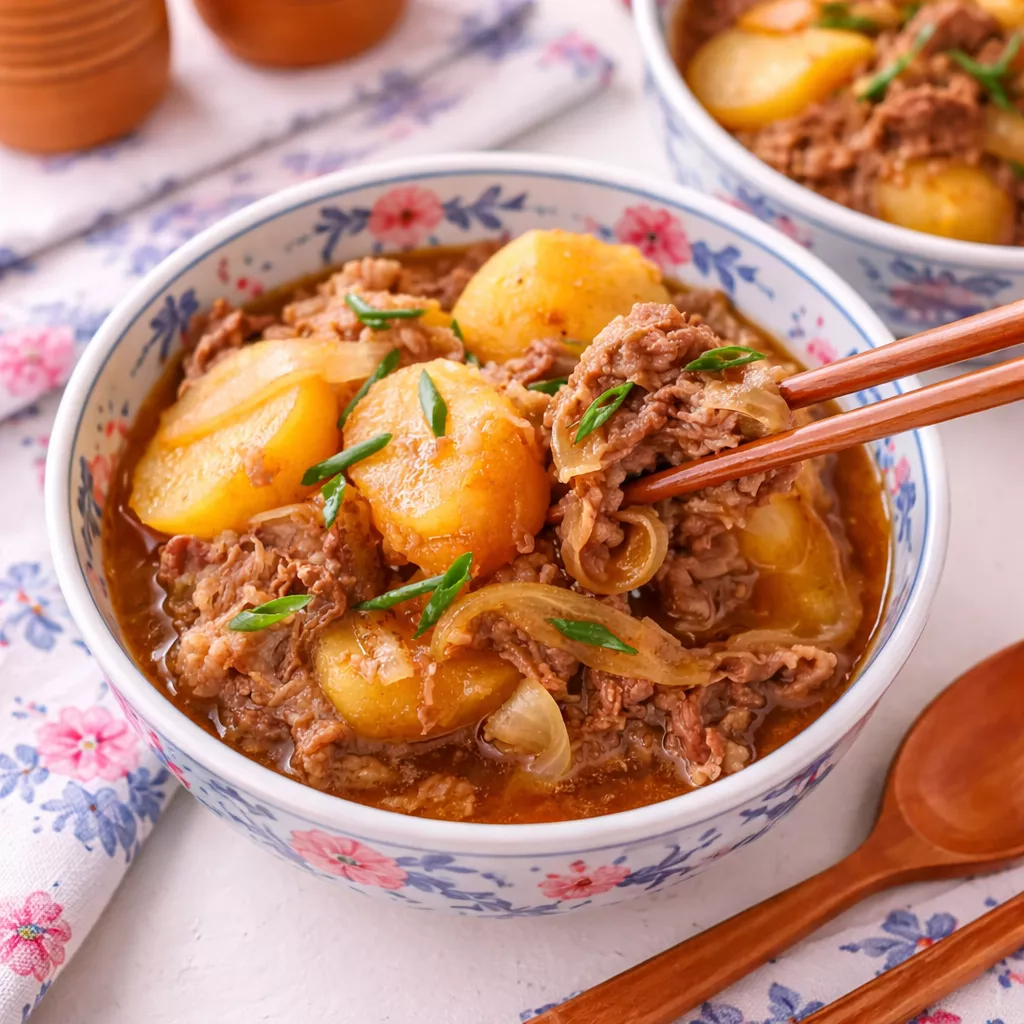 Nikujaga Japanese Simmered Meat and Potatoes Nikujaga Japanese Simmered Meat and Potatoes