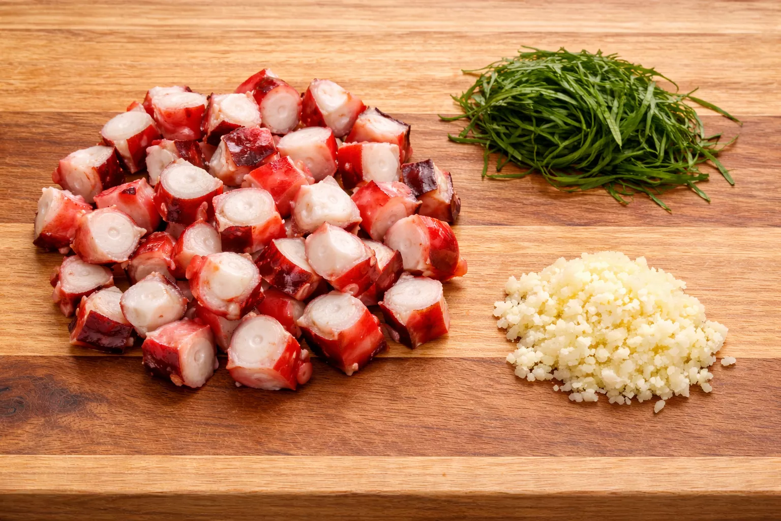 Octopus with Pesto Sauce ペストソースのタコ Octopus with Pesto Sauce ペストソースのタコ