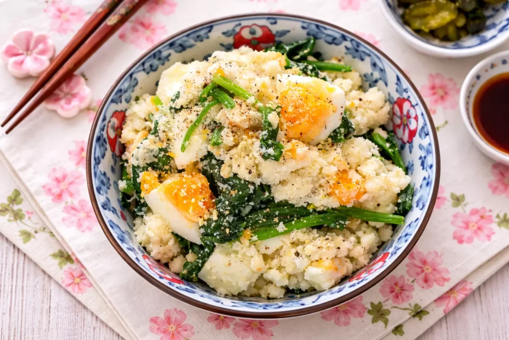 Potato Egg ad Okara Salad