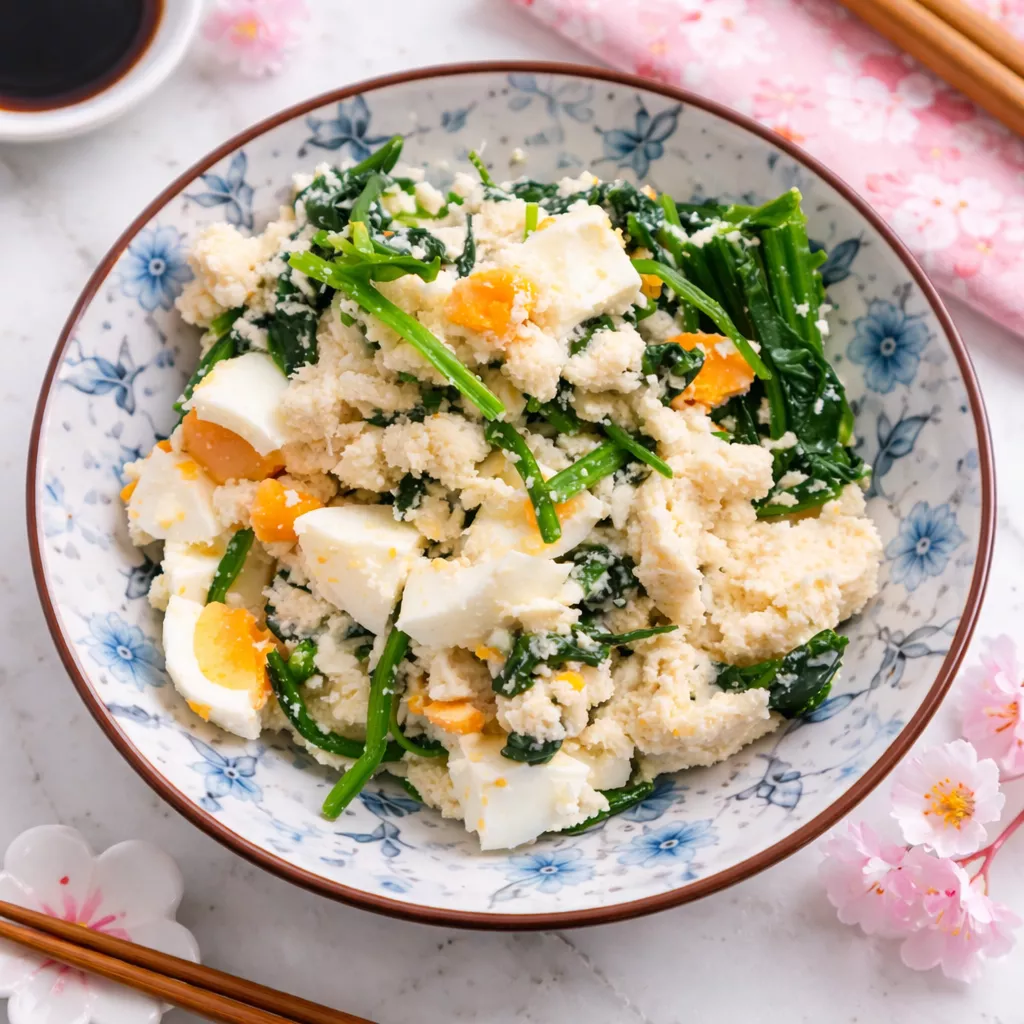 Potato Egg ad Okara Salad Potato Egg ad Okara Salad