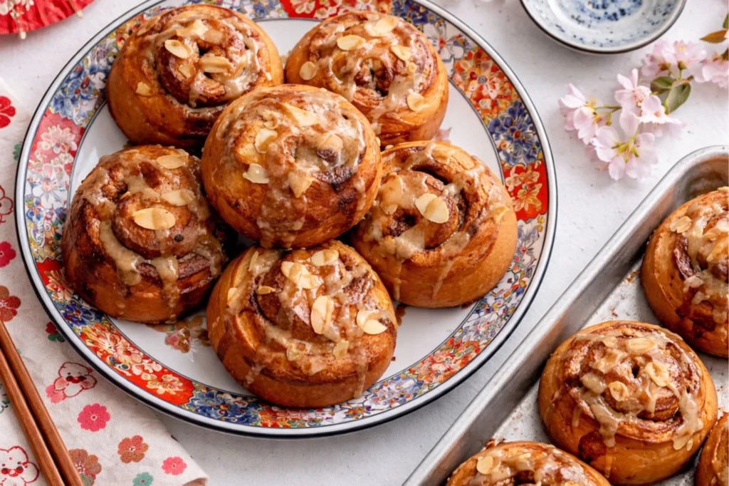 Cane sugar cinnamon rolls