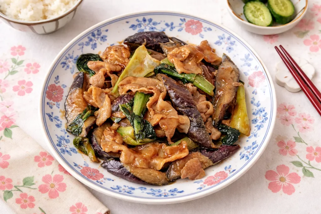 stir-fried Miso Eggplant