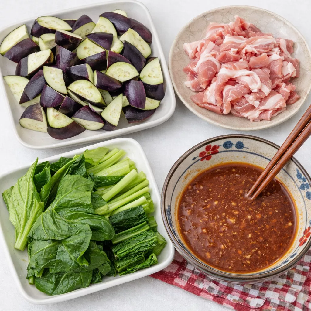 stir-fried Miso Eggplant stir-fried Miso Eggplant