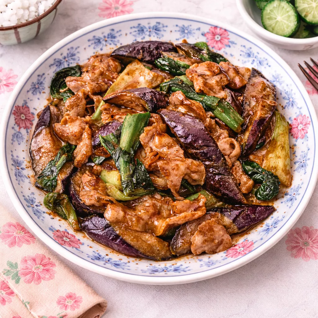 stir-fried Miso Eggplant stir-fried Miso Eggplant