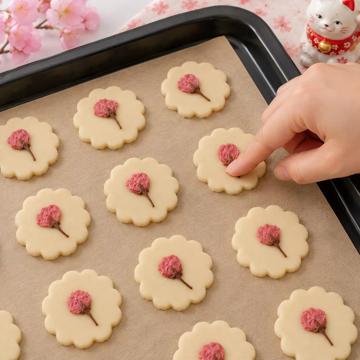 Cherry Blossom Cookies 桜クッキー Cherry Blossom Cookies 桜クッキー