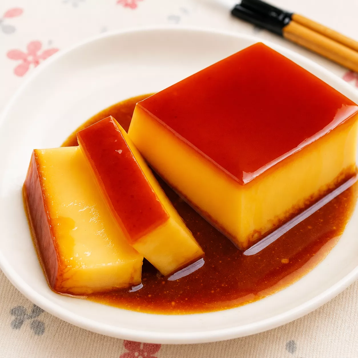 Japanese Custard Pudding (Purin プリン)