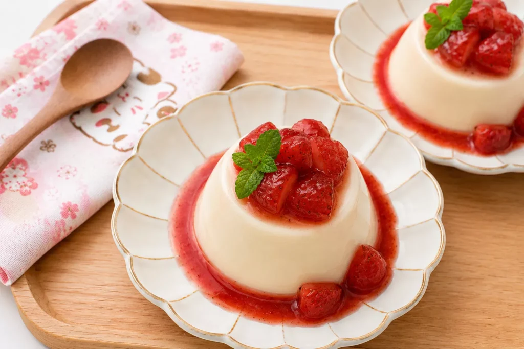 Strawberry Panna Cotta 苺パンナコッタ