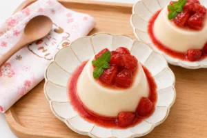 Strawberry Panna Cotta 苺パンナコッタ