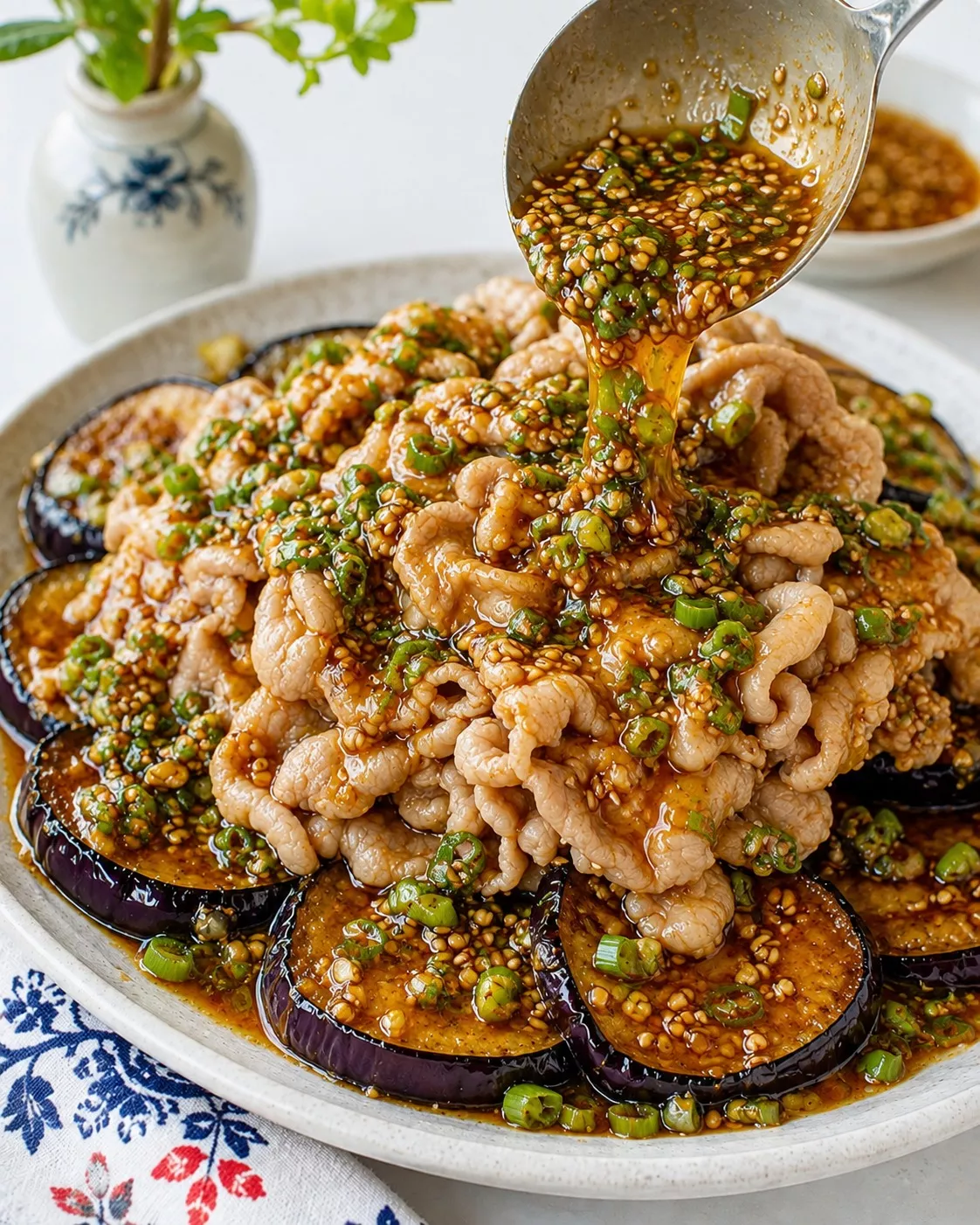 Eggplant and Pork Shabu-Shabu Eggplant and Pork Shabu-Shabu