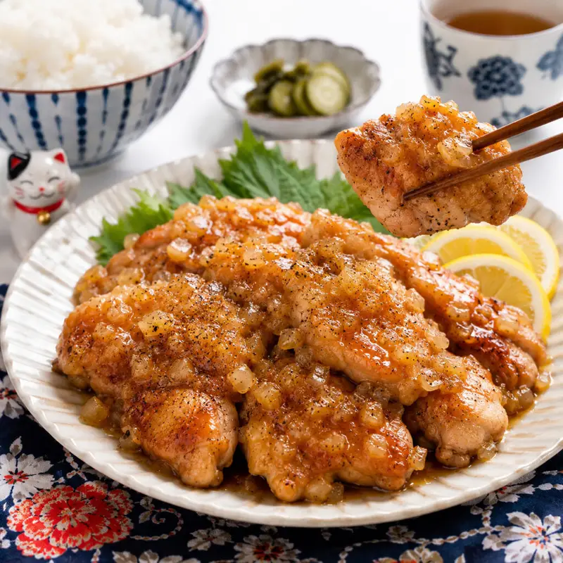 Garlic Soy Sauce Onion Sauce Chicken