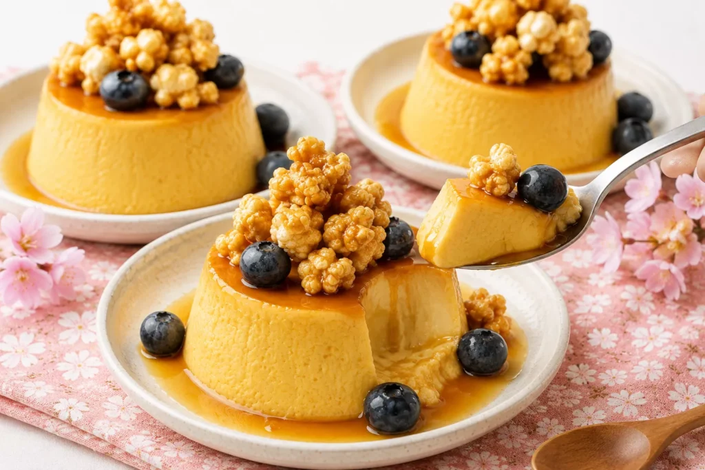 How to make Cold Corn and Salted Rice Malt Flan
