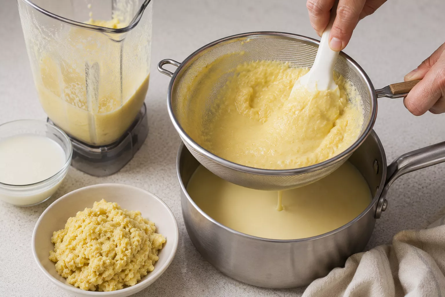 How to make Cold Corn and Salted Rice Malt Flan (4) How to make Cold Corn and Salted Rice Malt Flan