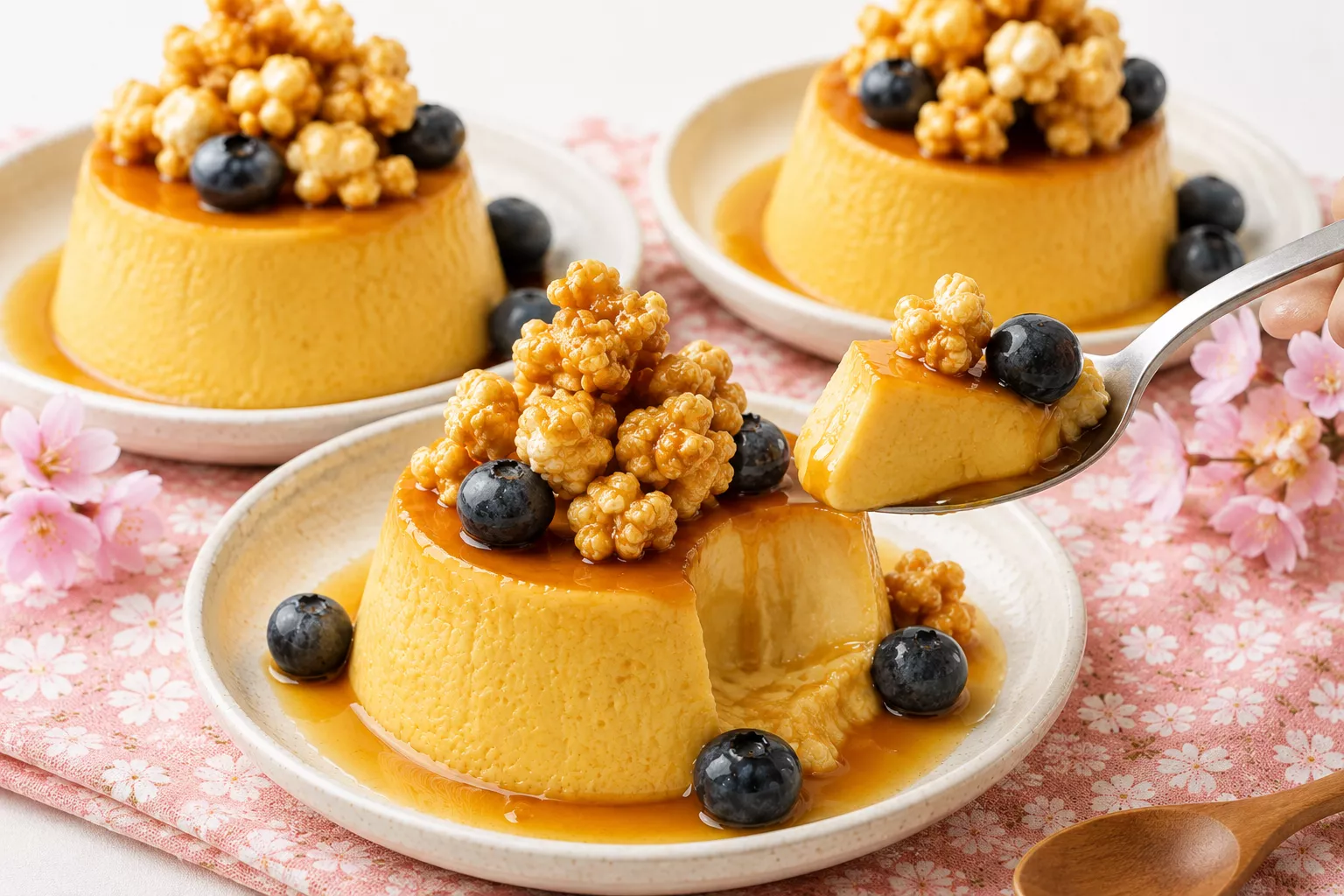 How to make Cold Corn and Salted Rice Malt Flan