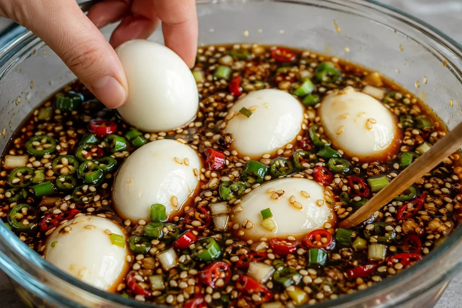 Japanese Marinated Eggs - Mayak Gyeran (6) Japanese Marinated Eggs - Mayak Gyeran