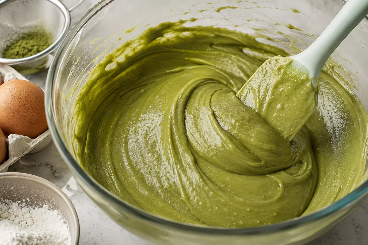 Matcha Brownies (2) Matcha Brownies