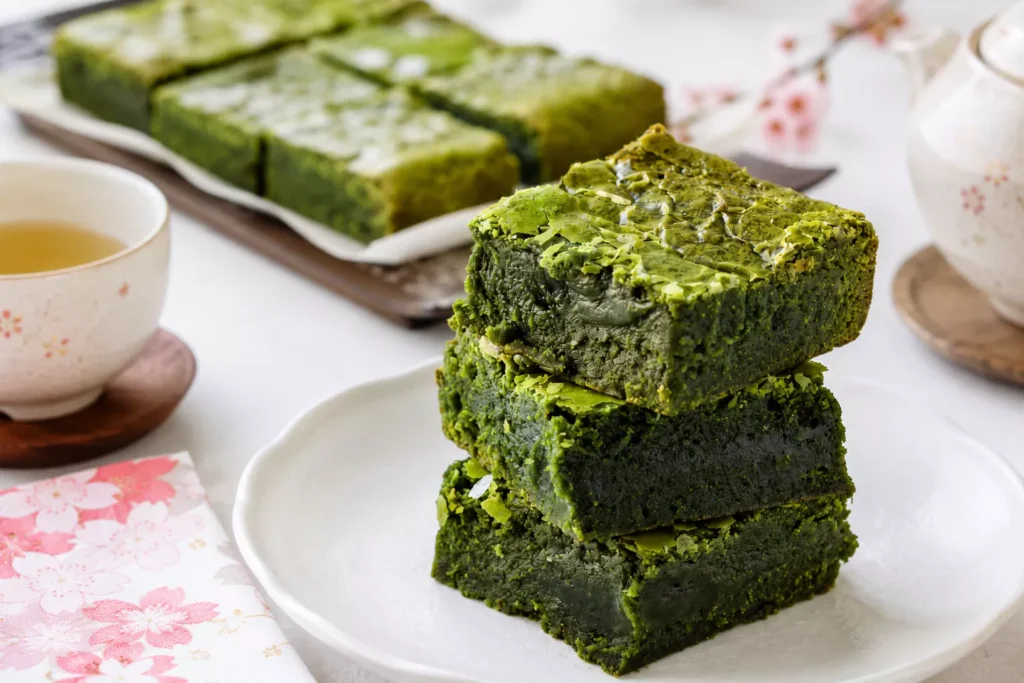 Matcha Brownies 抹茶ブラウニー