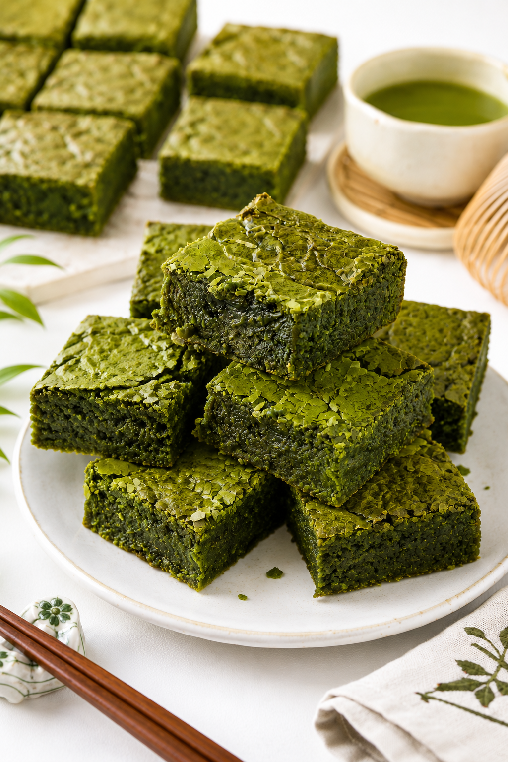 Matcha Brownies 抹茶ブラウニー Matcha Brownies 抹茶ブラウニー