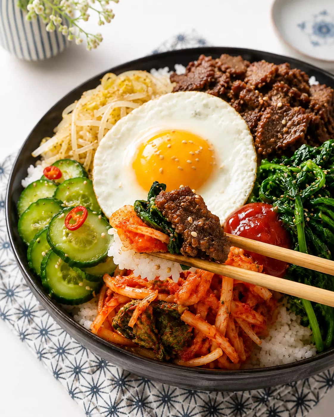 Spicy Bibimbap (3) Spicy Bibimbap