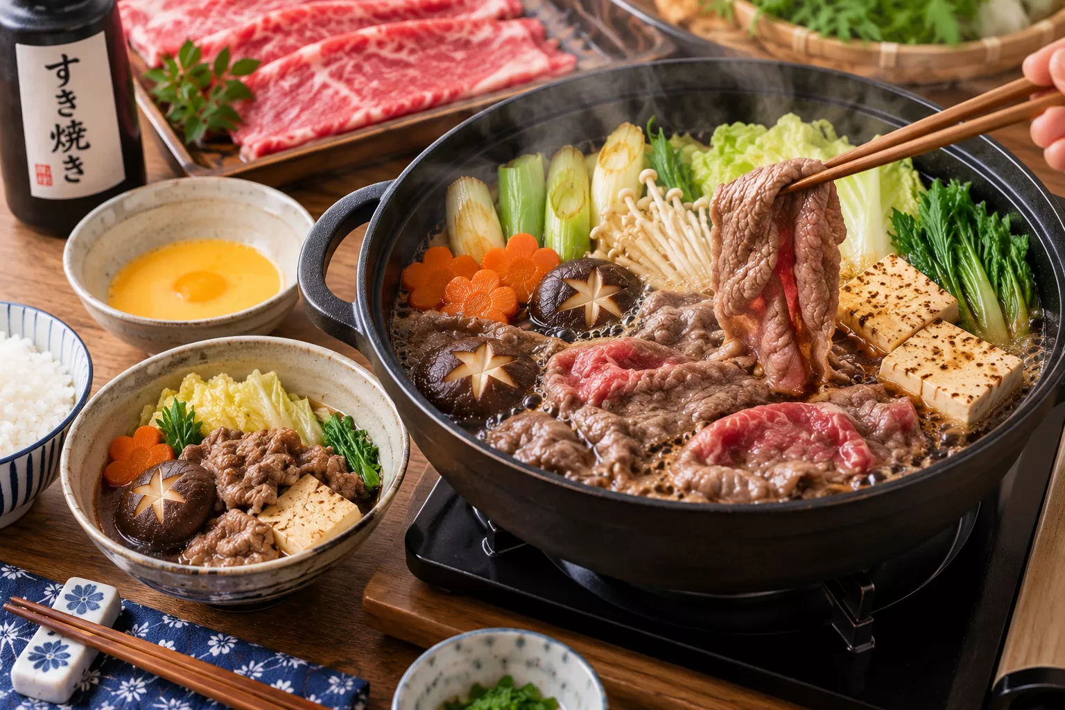the Beef and Serve22 Sukiyaki